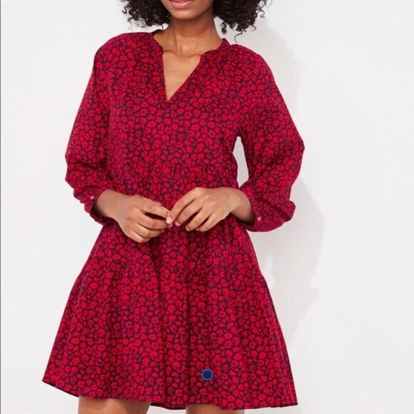 Vineyard Vines Wildflower Tiered Cotton Dress Size XS - Picture 8 of 8